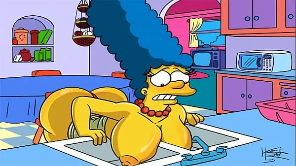 Nézzen meg The Simpsons Hentai - Marge Sexy (GIF meleg klipet
