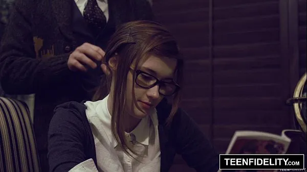 Watch TEENFIDELITY - Cutie Alaina Dawson Creampied on Teacher's Desk warm Clips
