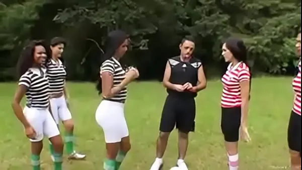 Watch Football team shemales gangbang quy warm Clips