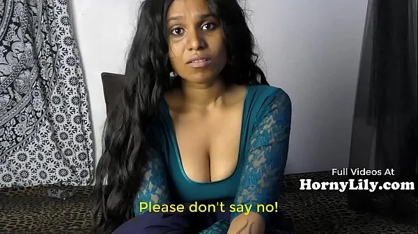 شاهد Bored Indian Housewife begs for threesome in Hindi with Eng subtitles المقاطع الدافئة