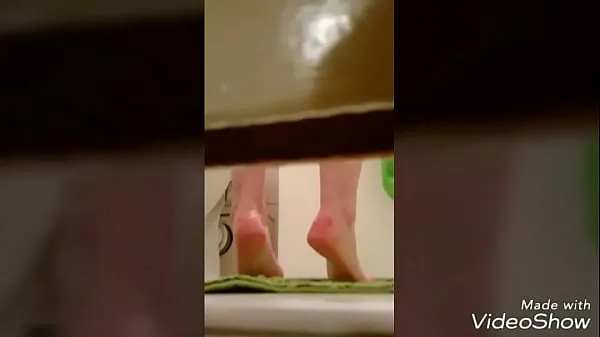 Watch Voyeur twins shower roommate spy warm Clips