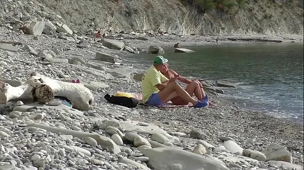 Watch Travel blogger met a nudist girl. Public blowjob on the beach in Bulgaria. RoleplaysCouples warm Clips