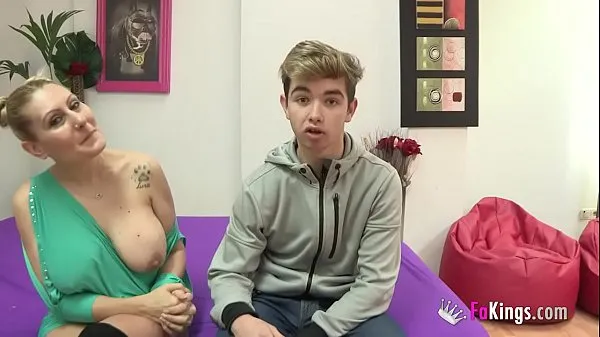 Nuria and her ENORMOUS BOOBIES fuck a 18yo rookie that "has her son's age गर्म क्लिप्स देखें