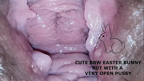 Se Cute bbw bunny, but with a very open pussy varme klip
