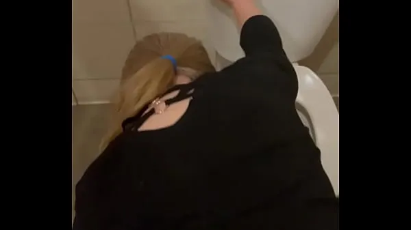 Watch Fucked white milf in pool bathroom warm Clips