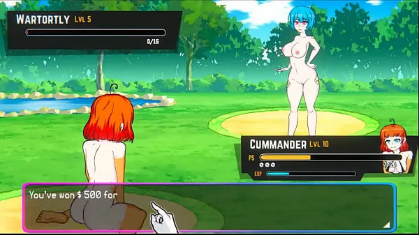 Watch Oppaimon [Pokemon parody game] Ep.5 small tits naked girl sex fight for training warm Clips