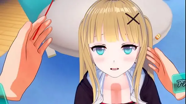 Mira Eroge Koikatsu! VR version] Cute and gentle blonde big breasts gal JK Eleanor (Orichara) is rubbed with her boobs 3DCG anime video clips cálidos