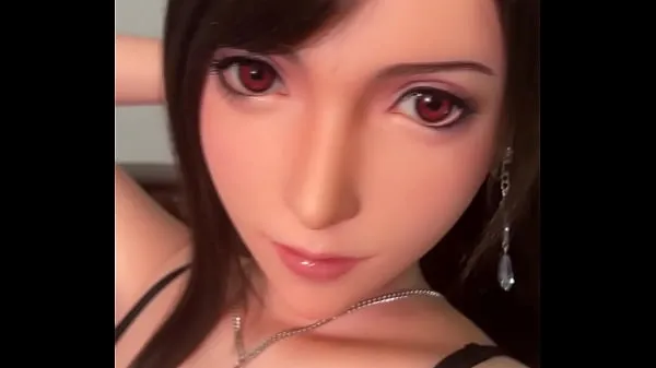 Katso FF7 Remake Tifa Lockhart Sex Doll Super Realistic Silicone lämmintä klippiä