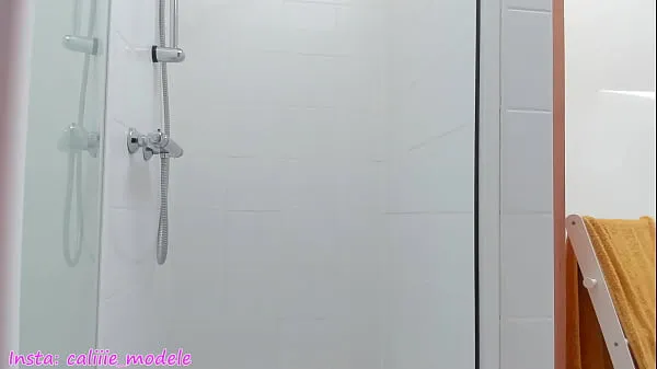 Watch come and spy this blonde teen Caliiie under shower warm Clips