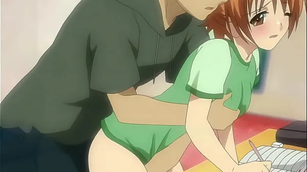 Nézzen meg Older Stepbrother Touching her StepSister While she Studies - Uncensored Hentai meleg klipet