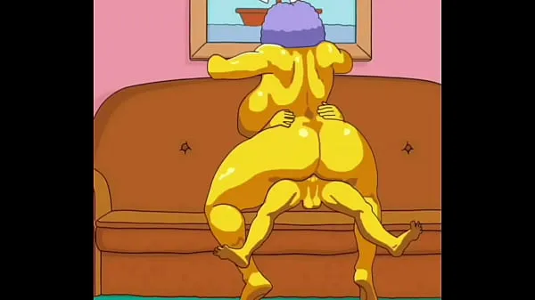 Tonton Selma Bouvier from The Simpsons gets her fat ass fucked by a massive cock Klip hangat