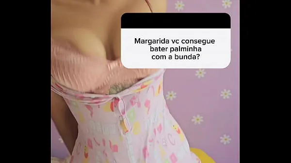 Watch Margarida answers the question and says she can clap her butt warm Clips